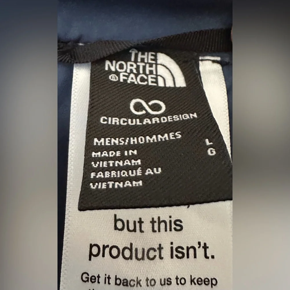 The North Face Men's Junction Insulated Jacket Size Large NWT Color: Shady Blue